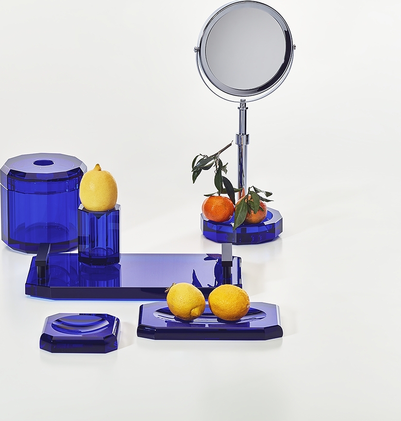 Kristall Plateau de Salle de Bain, transparent