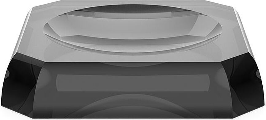 Kristall Porte-Savon, anthracite