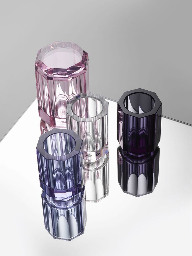 Kristall Récipient de Salle de Bain, transparent