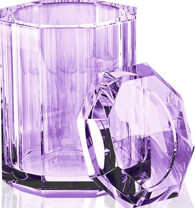 Kristall Récipient de Salle de Bain, violet