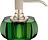Kristall Seebidosaator roheline koos nikkelpumbaga
