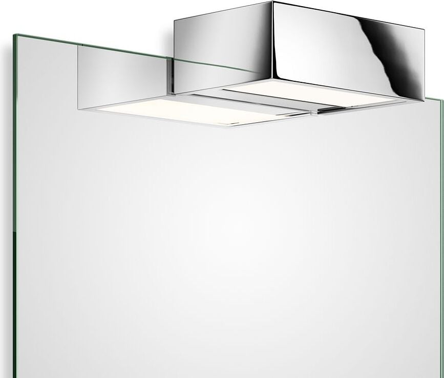 Lamp voor boven spiegel Box Clip On LED 2700K 15 cm chroom