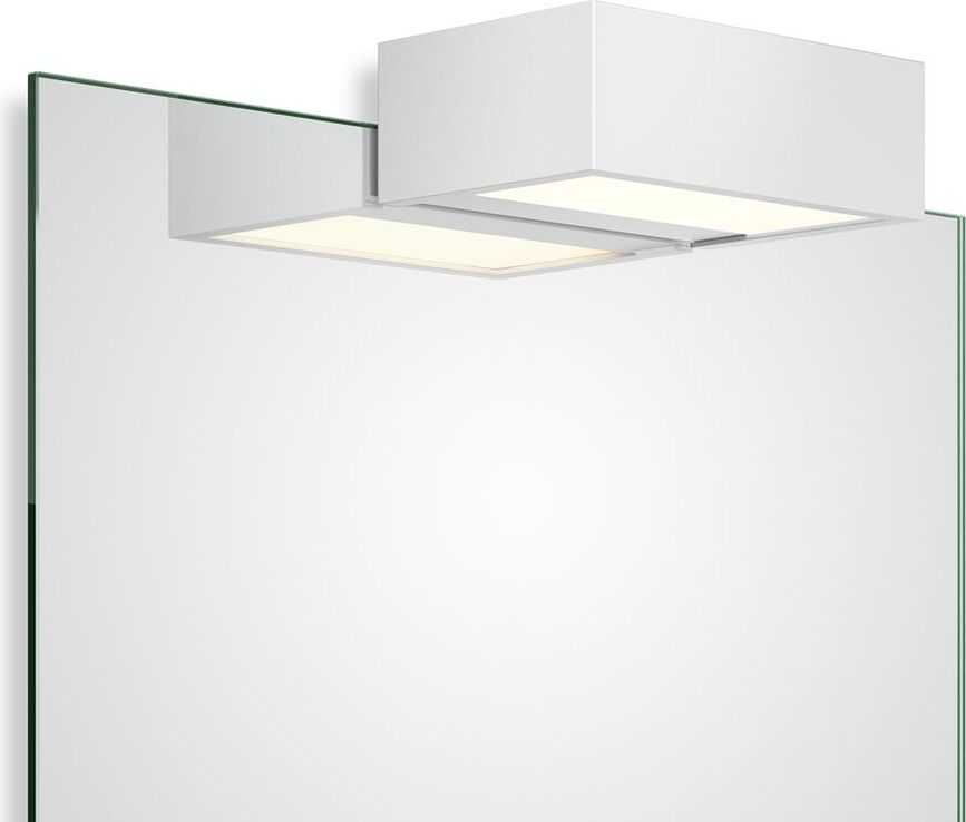 Lamp voor boven spiegel Box Clip On LED 2700K 15 cm wit mat