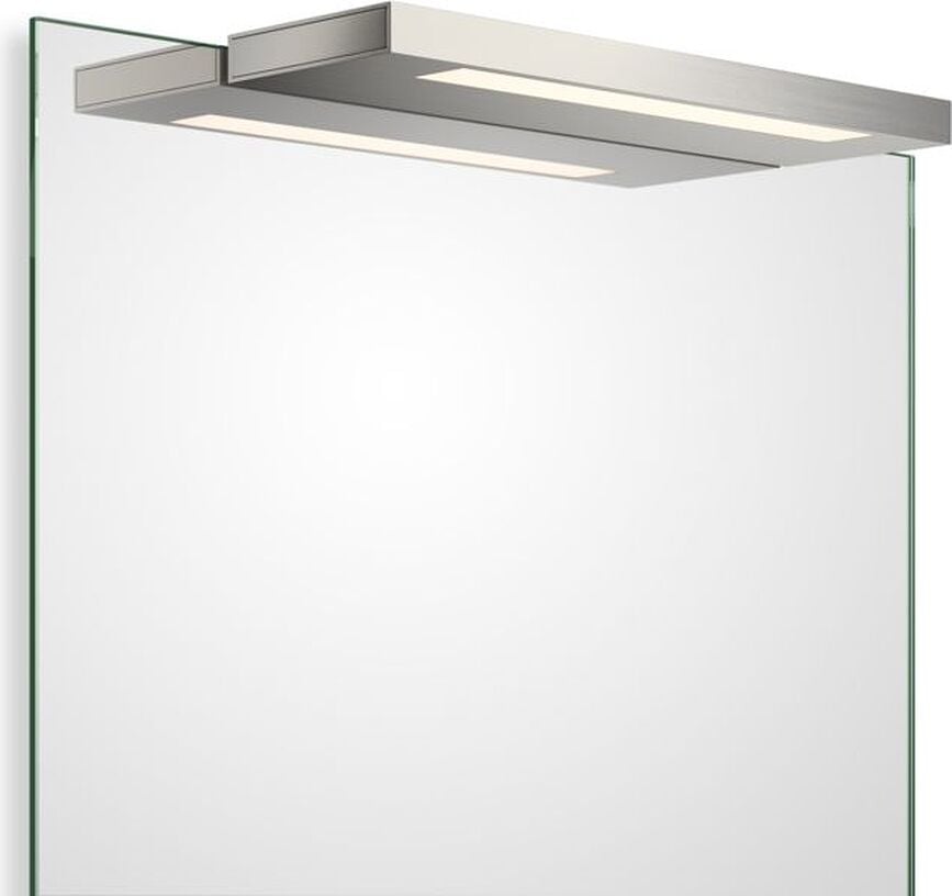 Lamp voor boven spiegel Slim Clip On 34 cm nikkel
