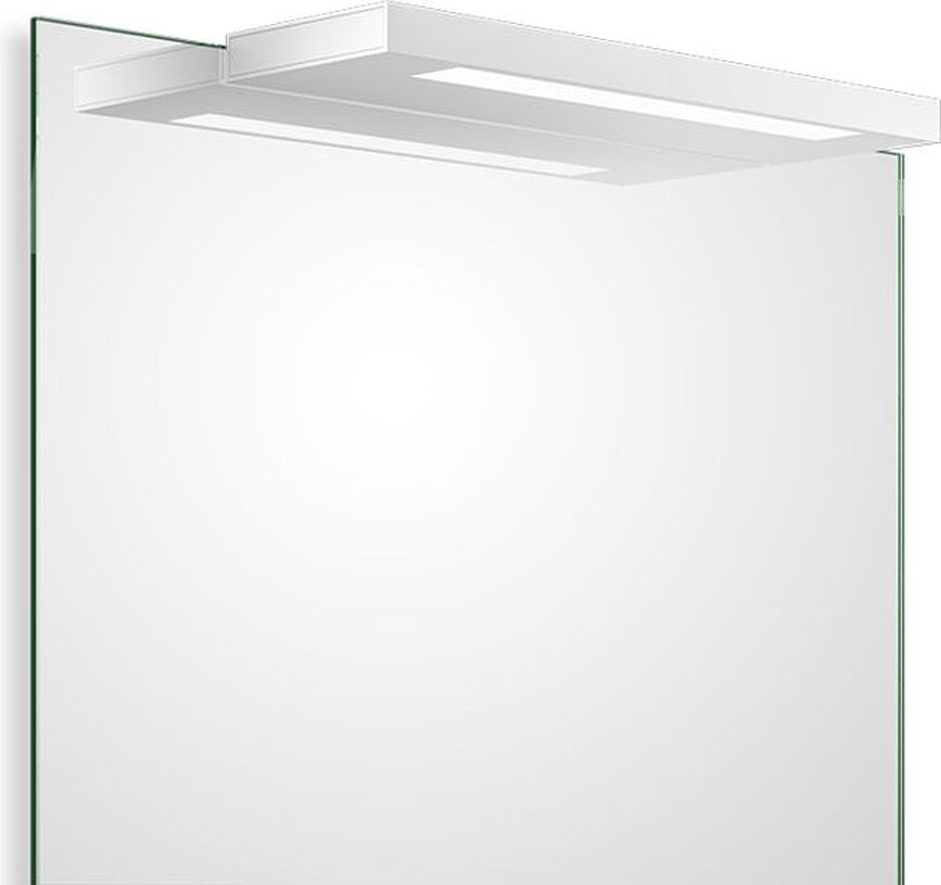 Lamp voor boven spiegel Slim Clip On 34 cm wit mat