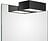 Lampă deasupra oglinzii Box Clip On LED 2700K 15 cm negru mat