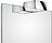 Lampa nad lustro Box Clip On 10 cm chrom