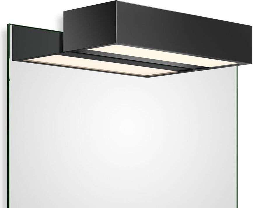 Lampa nad lustro Box Clip On LED 2700K 25 cm czarny mat