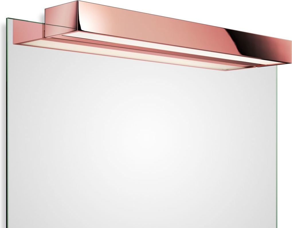 Lampa nad lustro Box Clip On LED 2700K 60 cm różowe złoto