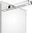 Lampa nad lustro Flat 1 Clip On chrom