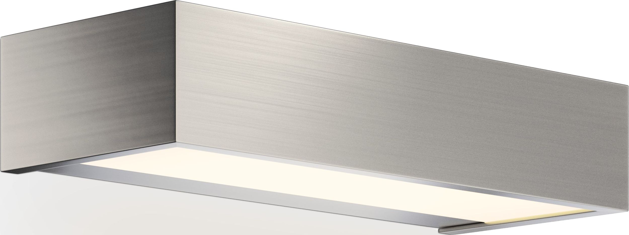 Lampa ścienna Box LED 2700K 25 cm nikiel