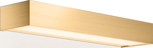 Lampa ścienna Box LED 40 cm złoty mat
