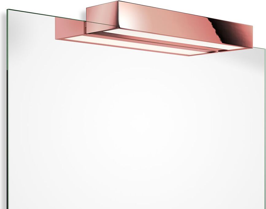 Lampada sopra lo specchio Box Clip On LED 2700K 40 cm oro rosa