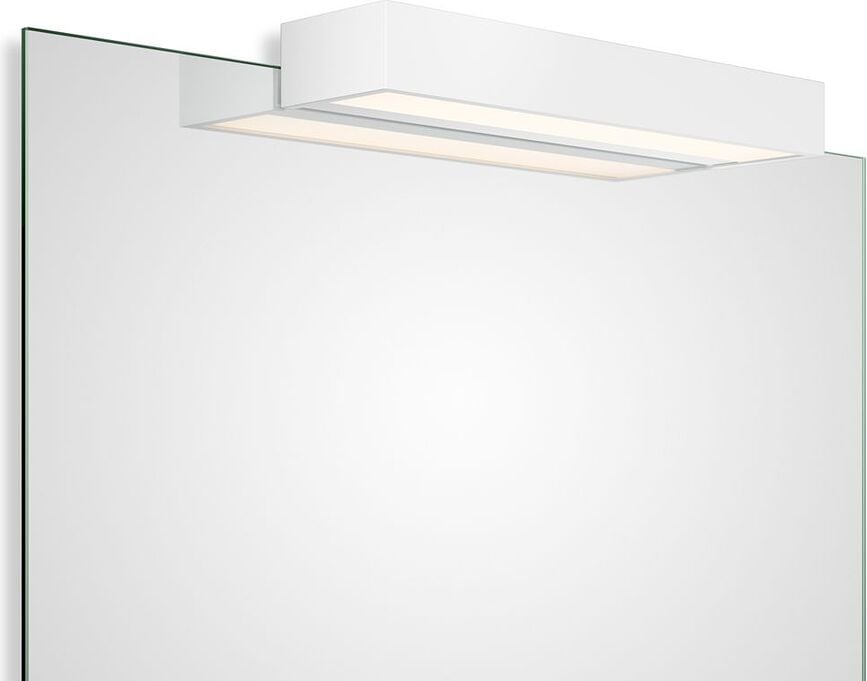 Lampada sopra lo specchio Box Clip On LED 40 cm bianca opaca
