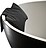 Loft Badewannenkissen 21 x 32 cm schwarz mit Saugnapf