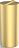 Mikado Bathroom waste basket 34,5 cm gold matte wall mounted with PVD-coating