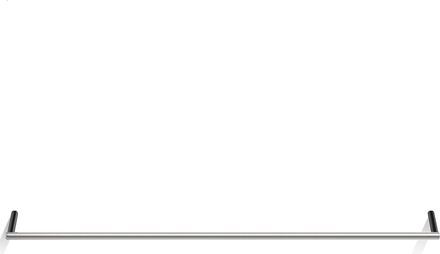 Mikado Držač Ručnika 80 cm mat crni čelik