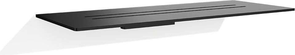 Mikado Duschregal 30 cm schwarz matt