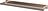 Mikado Frame Towel rail 31 cm copper with PVD-coating
