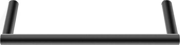 Mikado Handtuchreling 20 cm schwarz matt