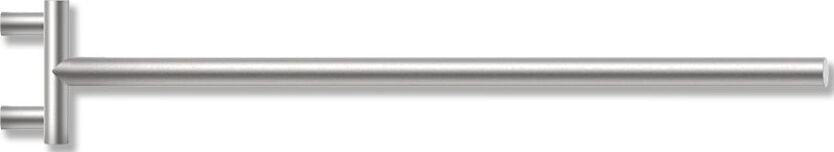 Mikado Handtuchreling 40 cm Stahl matt