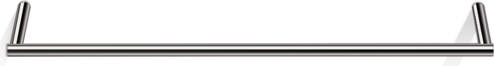 Mikado Handtuchreling 45 cm chrom-schwarz mit PVD-Beschichtung
