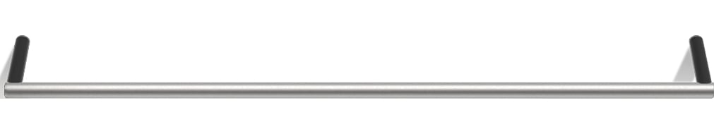 Mikado Handtuchreling 60 cm Stahl matt-schwarz
