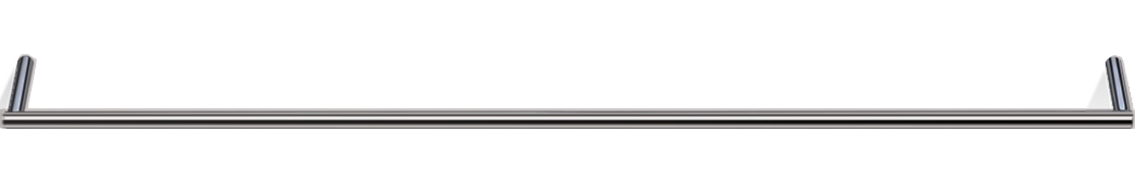 Mikado Handtuchreling 80 cm chrom-schwarz mit PVD-Beschichtung