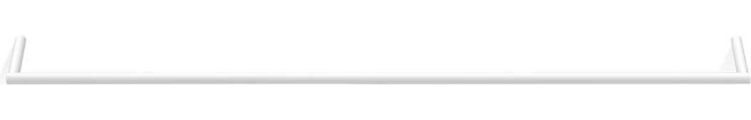 Mikado Handtuchreling 80 cm Weiß matt