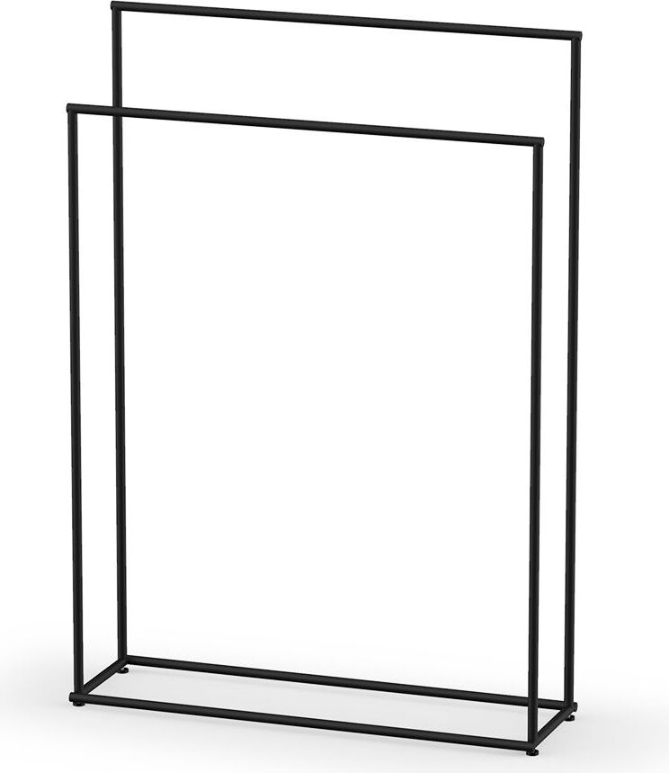 Mikado Handtuchständer schwarz matt