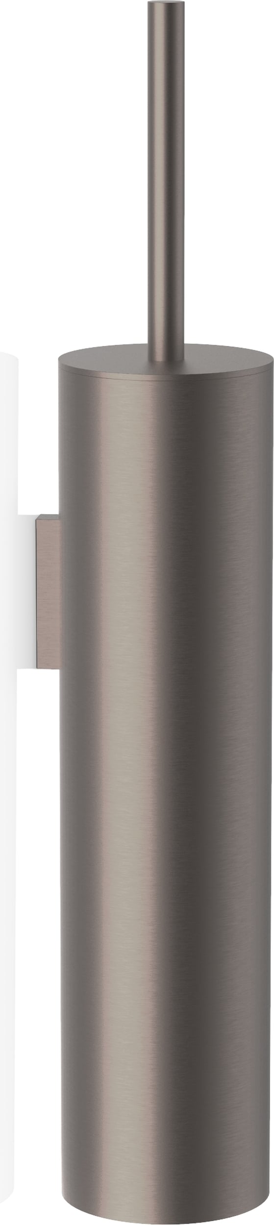 Mikado Toilettenbürste dunkles Metall matte für die Wand mit PVD-Beschichtung