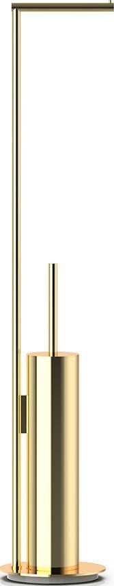 Wc-Bürsten Mikado Toilettenpapierständer Und Wc-Bürste Goldfarben