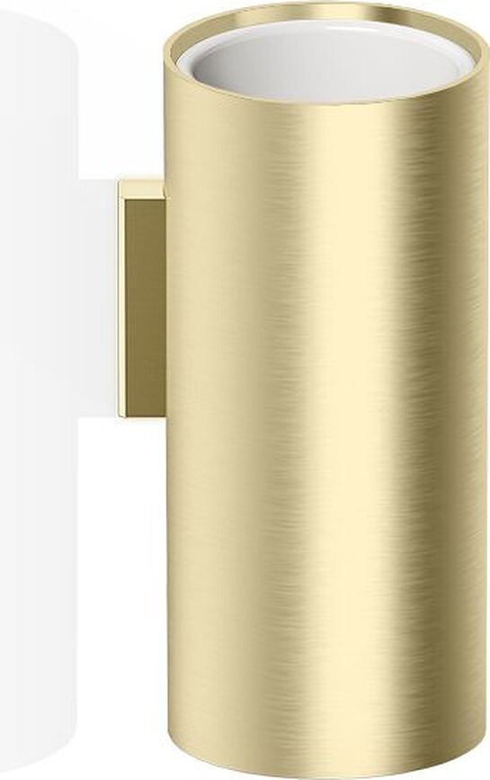 Mikado Zahnbürstenbecher gold matt für die Wand