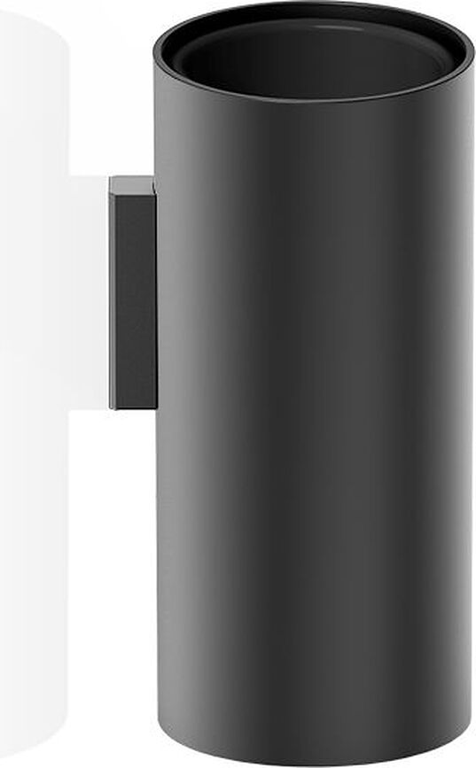 Mikado Zahnbürstenbecher schwarz matt für die Wand