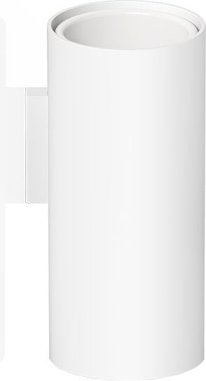 Mikado Zahnbürstenbecher Weiß matt für die Wand