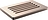 Muilinė Club tiesios formos su PVD danga vario spalvos