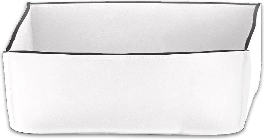 Nappa Boîte de Rangement 17 x 25 cm, blanche