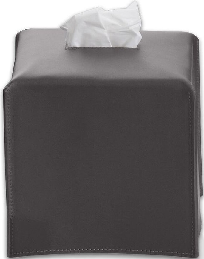Nappa Tissues container 14 cm square grey