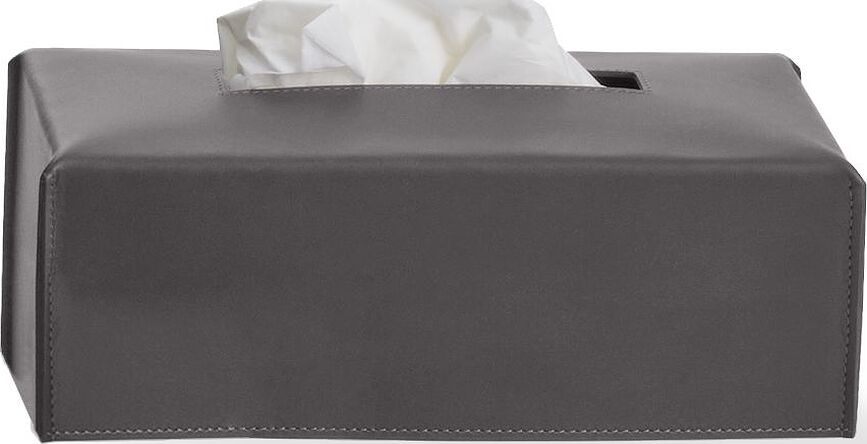 Nappa Tissues container 24 cm grey