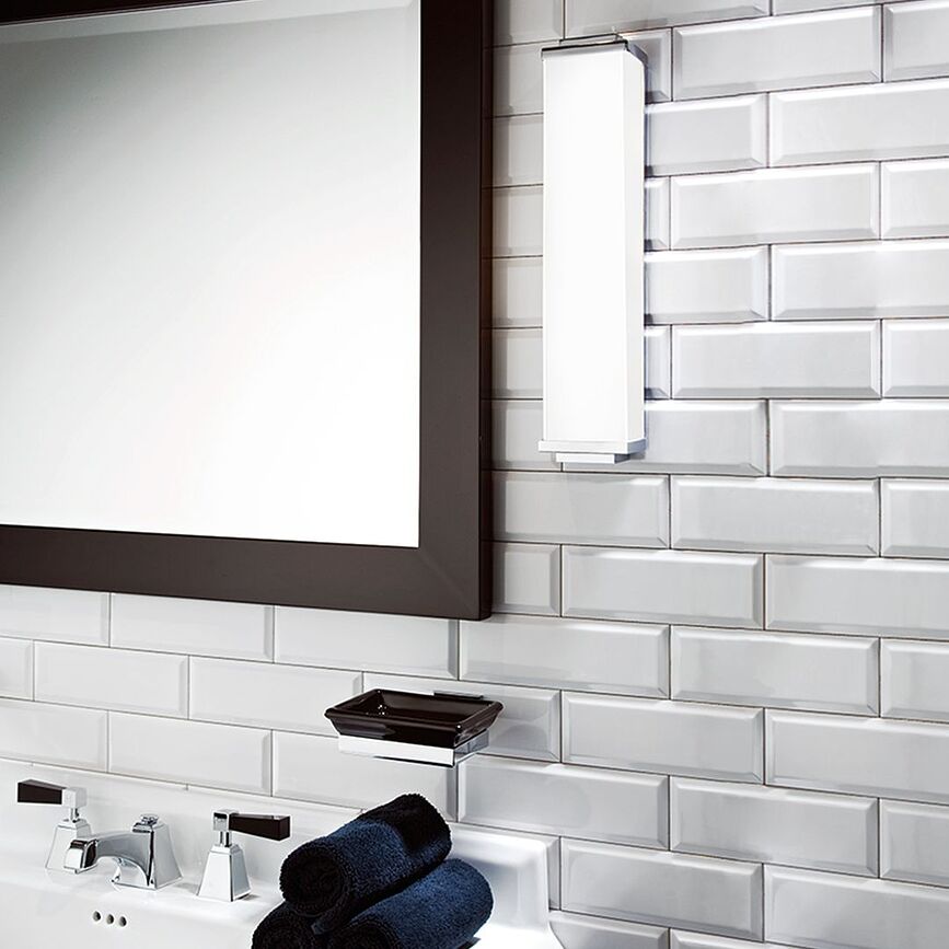 New York Stenska svetilka, 60 cm, krom