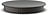 Of Line Badezimmertablett 18 cm schwarz mit braunem Sockel