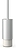 Of Line Brosse WC argentée, avec base crème