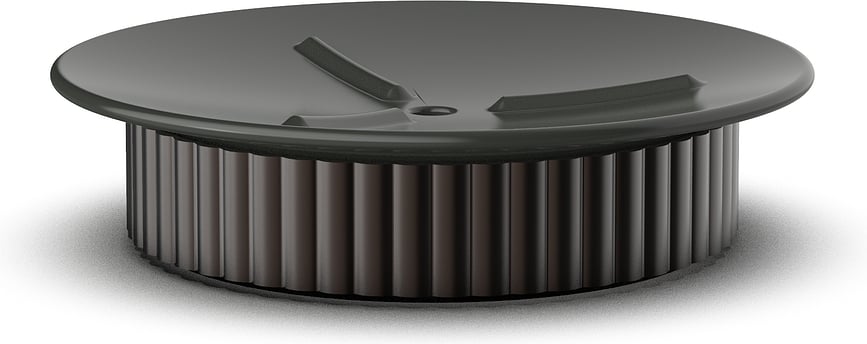 Of Line Mydelnica 12,5 cm crna s smeđom bazom