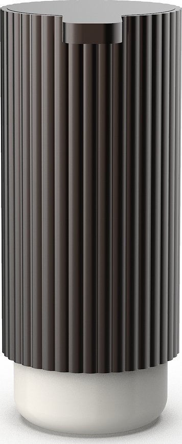 Of Line Soap dispenser brown with a cream base