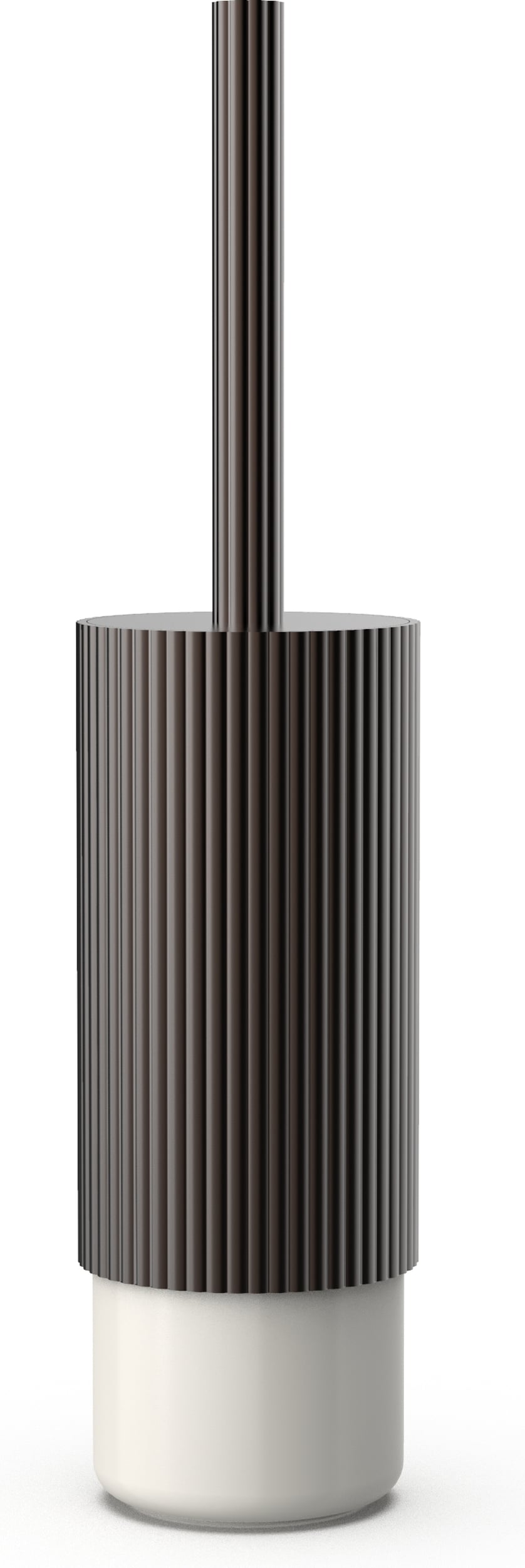 Of Line Toilettenbürste braun mit cremefarbenem Sockel