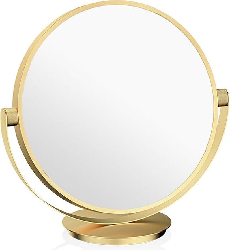 Oglindă mică Vanity aurie mat