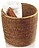 Panier de rangement Basket cylindrique foncé