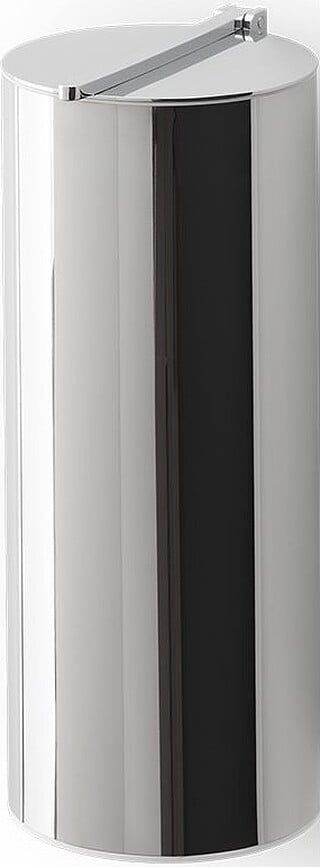 Papelera cromada Bin, de pared, para baño