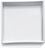 Піднос для ванної Porzellan квадратний 11 см, білий