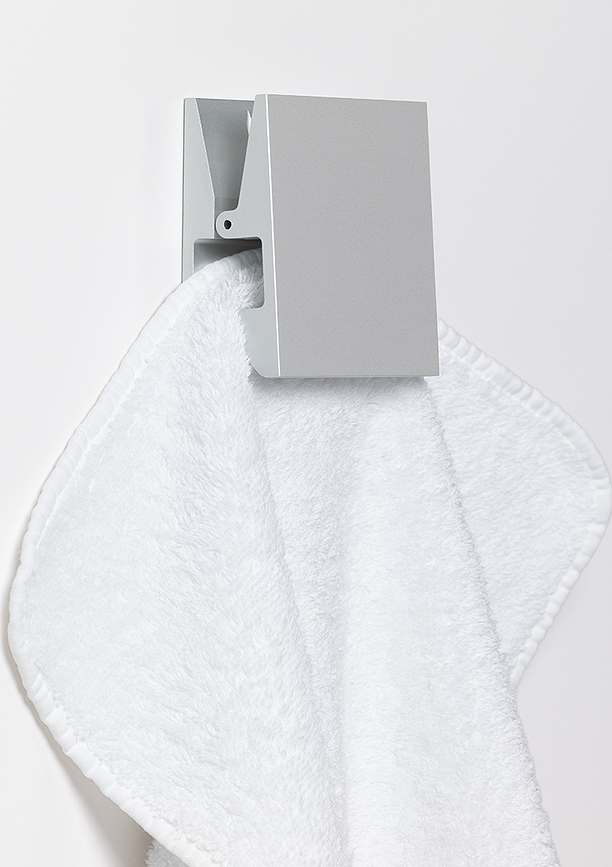 Pinch Držač Za Ručnike kvadratni 5 cm mat zlatni